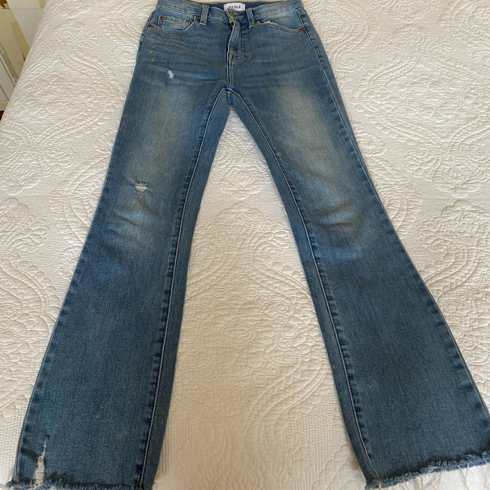 Pistolla Lennon High Rise Crop Boot Jean